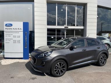 Voir le détail de l'offre de cette FORD Puma 1.0 EcoBoost 125ch mHEV Titanium 6cv de 2021 en vente à partir de 189.42 €  / mois