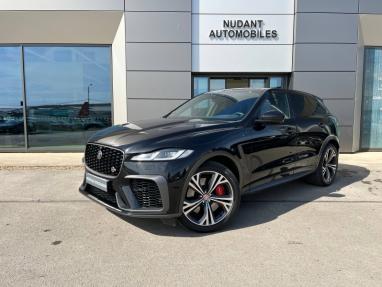 Voir le détail de l'offre de cette JAGUAR F-Pace SVR 5.0 550ch BVA8 AWD de 2021 en vente à partir de 749.55 €  / mois