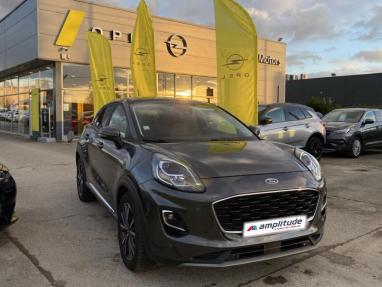 Voir le détail de l'offre de cette FORD Puma 1.0 EcoBoost 125ch S&S mHEV Titanium Powershift de 2022 en vente à partir de 200.56 €  / mois